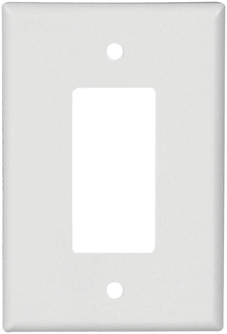 Eaton Wiring Devices 2751W-BOX Wallplate, 5-1/4 in L, 3-1/2 in W, 1 -Gang, Thermoset, White, High-Gloss, Pack of 10