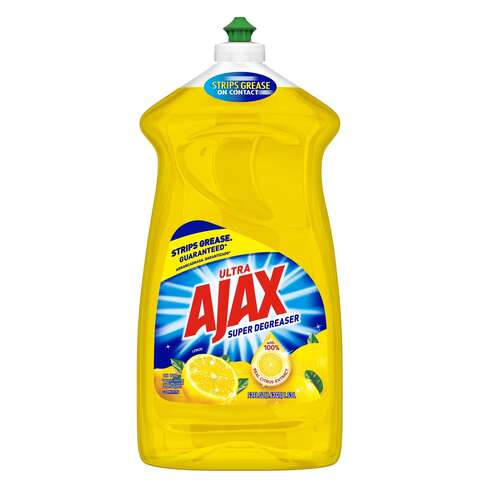 Ajax Lemon Scent Liquid Dish Soap 52 oz 1 pk, Pack of 6