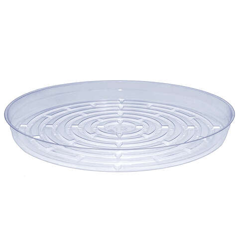 Curtis Wagner Plastics Everspring 3.25 in. H X 13 in. D Vinyl Plant Saucer Clear, Pack of 25