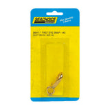 Seachoice Polished Brass 2 in. L X 7/16 in. W Fast Eye Snap 1 pk