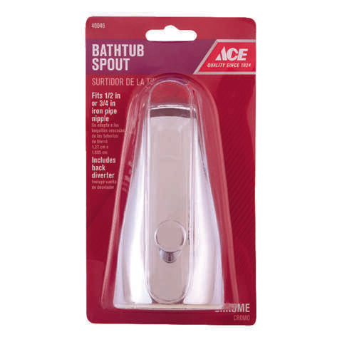 Ace Chrome Plated Tub Spout