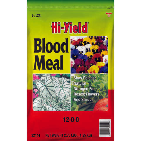 Hi-Yield BLOOD MEAL 12-0-0 Organic Granules Blood Meal 2.75 lb