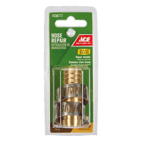 Ace 5/8 in. Brass Male Hose Repair