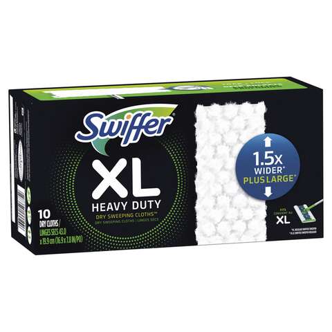 Swiffer No Scent Floor Cleaner Refill Pads 10 pk, Pack of 6