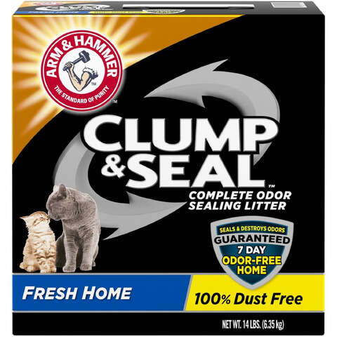 Arm & Hammer Clump & Seal Fresh and Clean Scent Cat Litter 14 lb