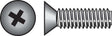 HILLMAN No. 6-32 X 1/2 in. L Phillips Flat Head Zinc-Plated Steel Machine Screws 100 pk