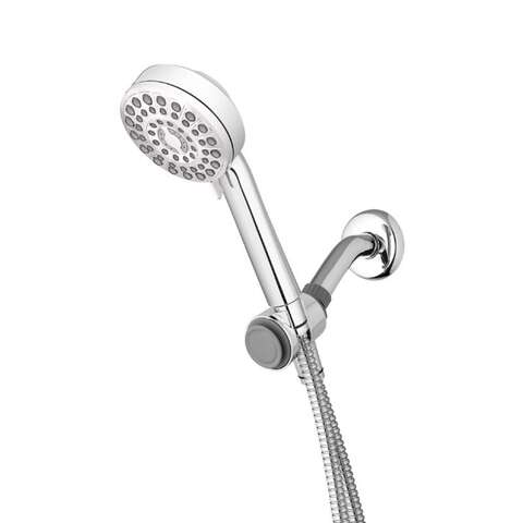 Waterpik DualDock Chrome 7 settings Handheld Showerhead 1.8 gpm