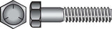 HILLMAN 1/2 in. D X 12 in. L Heat Treated Zinc Steel Hex Head Cap Screw 25 pk