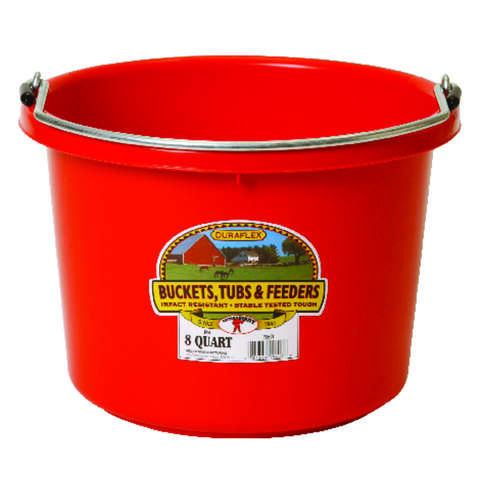 Miller 8 qt Bucket Red