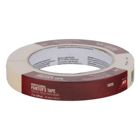 Ace Professional 0.7 in. W X 60 yd L Beige Medium Strength Painter's Tape 1 pk