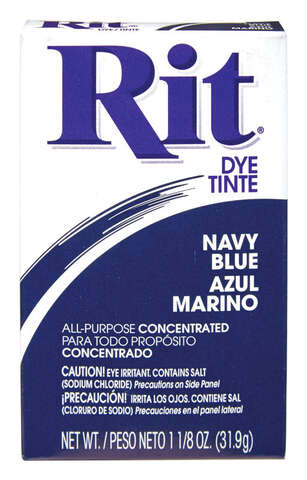 Rit 1.13 oz Navy Blue For Fabric Dye, Pack of 6