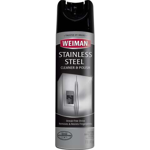 Weiman Floral Scent Stainless Steel Cleaner & Polish 17 oz Spray, Pack of 6