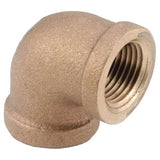 Anderson Metals 1/4 in. FIP in. X 1/4 in. D FIP Brass 90 Degree Elbow, Pack of 5
