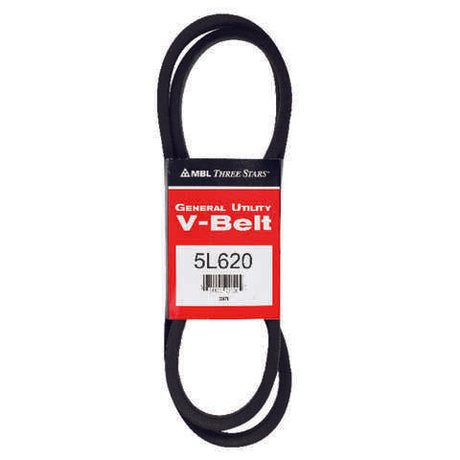 Mitsuboshi FHP 5L620 Standard General Utility V-Belt 0.63 in. W X 62 in. L For Fractional Horsepower