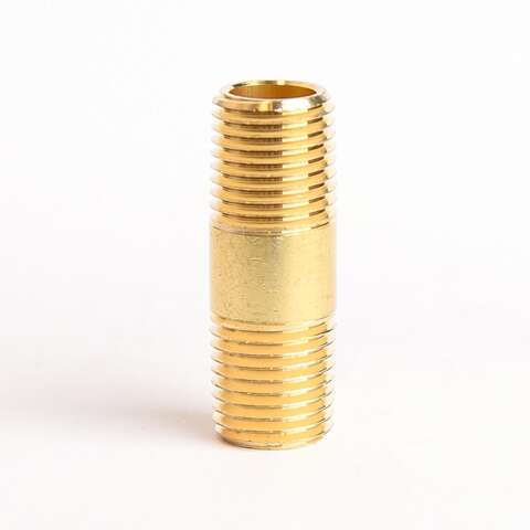 ATC 1/4 in. MPT X 1/4 in. D MPT Red Brass Nipple 1-1/2 in. L, Pack of 5