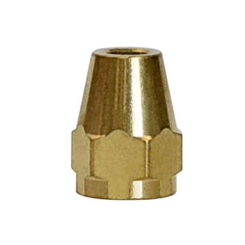 ATC 3/16 in. Flare bin Yellow Brass Nut, Pack of 5