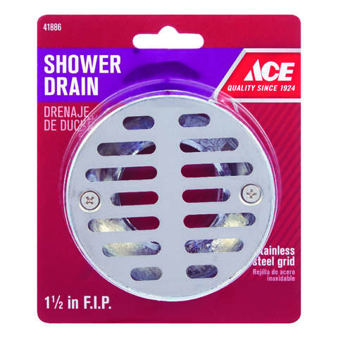 Ace 1-1/2 in. D Stainless Steel Shower Drain