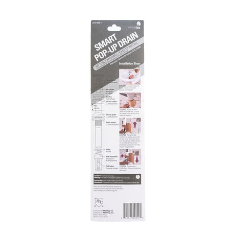 INNOVEgg 1-1/4 in. D Chrome ABS Pop-Up Drain