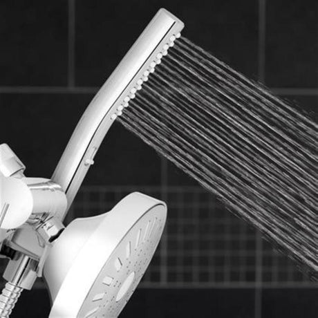 Waterpik BodyWand Spa System with PowerComb Chrome 7 settings Showerhead Combo 1.8 gpm