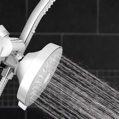 Waterpik BodyWand Spa System with PowerComb Chrome 7 settings Showerhead Combo 1.8 gpm