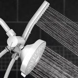 Waterpik BodyWand Spa System with PowerComb Chrome 7 settings Showerhead Combo 1.8 gpm