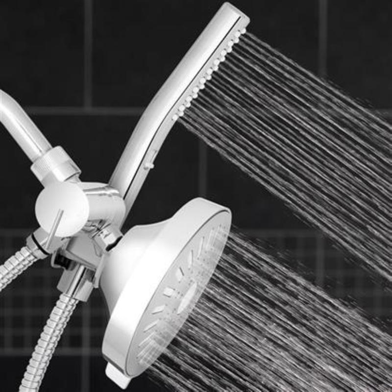 Waterpik BodyWand Spa System with PowerComb Chrome 7 settings Showerhead Combo 1.8 gpm