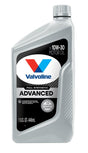 Valvoline VV935 Advanced Full Synthetic Motor Oil, 10W-30, 1 qt Bottle, Pack of 6