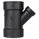 Charlotte Pipe 4 in. Hub X 4 in. D Hub ABS Wye