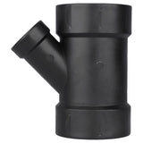 Charlotte Pipe 4 in. Hub X 4 in. D Hub ABS Wye