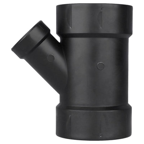 Charlotte Pipe 4 in. Hub X 4 in. D Hub ABS Wye