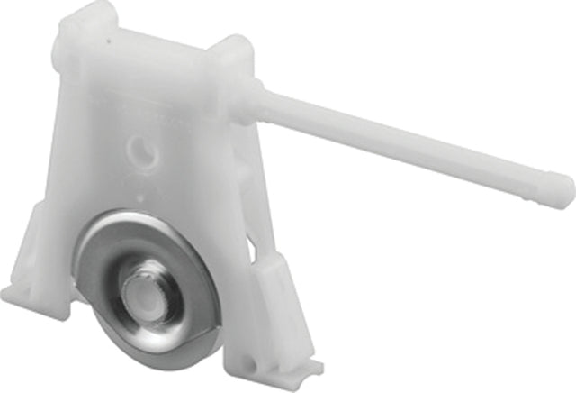 Prime-Line B 715 Adjustable Roller Assembly, 1-1/4 in Dia Roller, 5/16 in W Roller, Polyethylene Roller, Concave Roller