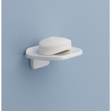 OakBrook Bright White Die Cast Zinc Soap Dish