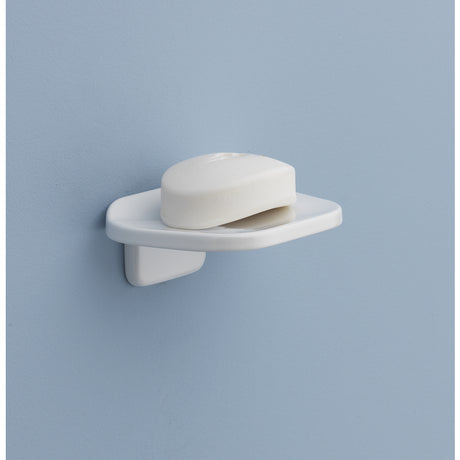 OakBrook Bright White Die Cast Zinc Soap Dish