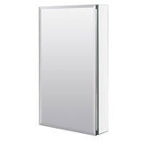 Zenna Home 26 in. H X 15 in. W X 5 in. D Rectangle Medicine Cabinet/Mirror