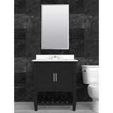 Zenna Home 26 in. H X 15 in. W X 5 in. D Rectangle Medicine Cabinet/Mirror