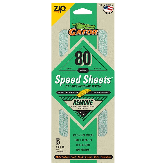PAPER SAND QUICK CHANGE 80GRIT