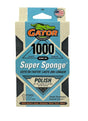 Gator 7465 Sanding Sponge, 5 in L, 3 in W, 1000 Grit, Mirror Fine, Silicon Carbide Abrasive