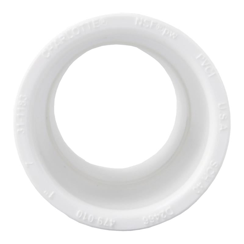 Charlotte Pipe Schedule 40 1 in. Socket X 1 in. D Socket PVC Coupling 1 pk