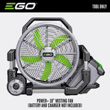 EGO Power+ 18 in. H 5 speed Misting Fan Bare Tool