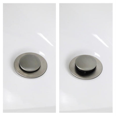 Danco 1.4 in. Brushed Nickel Plastic Replacement Pop Up Stopper