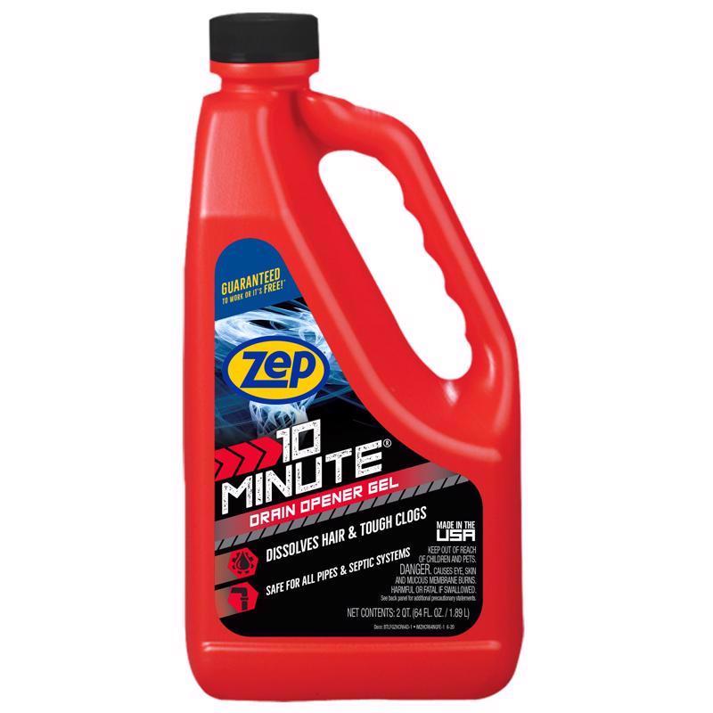 Zep 10 Minute Gel Drain Opener 64 oz