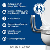 Mayfair by Bemis Assurance Elongated/Round Gray Seat Support Arms, Pack of 4