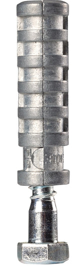 Cobra Anchors Lag Shield 252M Masonry Anchor, 220 lb, 1/4 in Screw, Zinc, 20/PK