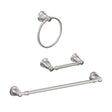 Moen Banbury Brushed Nickel Silver Bathroom Hardware Kit Zinc