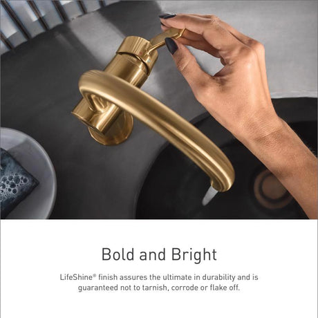 Moen Colinet Gold Modern Bathroom Faucet 4 in.