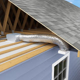 Imperial R6.0 25 ft. L X 6 in. D Silver Poly Duct