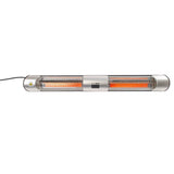 HeatMate 100 sq ft Electric Patio Graphite Heater 1500 BTU