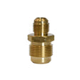 ATC 3/4 in. Flare X 1/2 in. D Flare Yellow Brass Union, Pack of 5