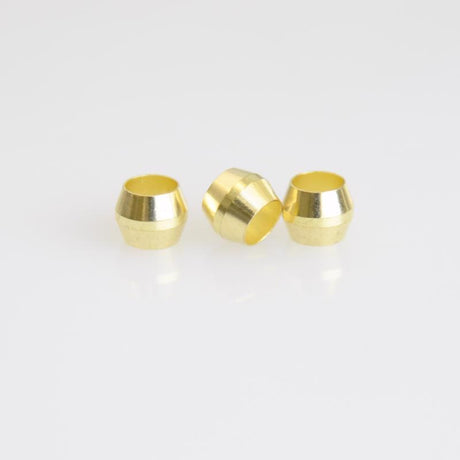ATC 3/16 in. Compression X 3/16 in. D Compression Brass Sleeve, Pack of 5