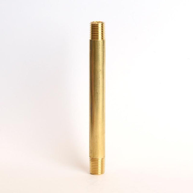 ATC 1/4 in. MPT X 1/4 in. D MPT Yellow Brass Nipple 5 in. L, Pack of 5